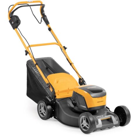 STIGA Collector 48 S AE Kit tagliaerba a trazione - batteria 48V 5Ah, larghezza di taglio 46 cm, contenitore 60L, motore senza spazzole, a trazione
