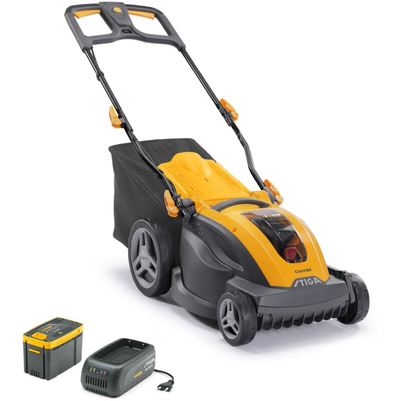Combi 340e Kit - Tondeuse à batterie Batterie et Chargeur Inclus - Stiga