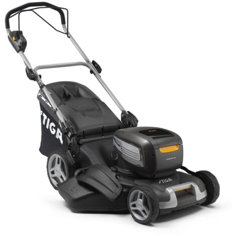 STIGA Combi 50 V AE Kit Akku-Rasenmäher, 48 V, 48 cm, 2 Akku 7,5 Ah + Ladegerät – 2,2 kW-Motor, 4-in-1-Mähsystem – Rasenflächen bis 950 m²