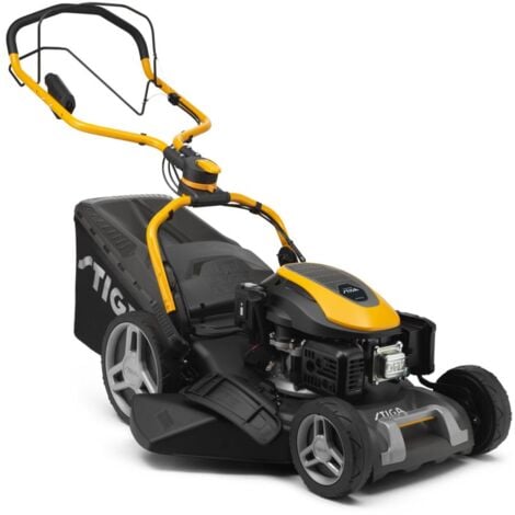 STIGA Combi 753 SE - Rasenmäher mit Antrieb 4 in 1, Benzinmotor, Elektrostarter, für große Gärten