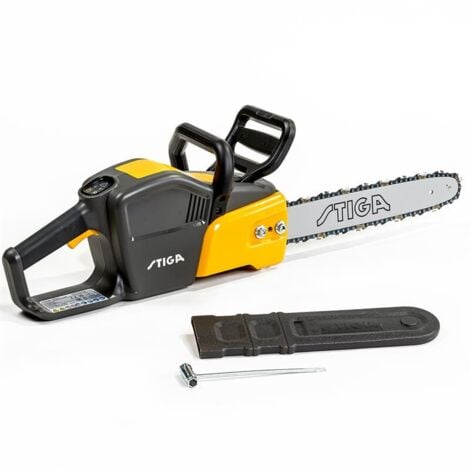 STIGA CS 700E - Akku-Kettensäge, 48 V ePower, bürstenloser Motor de 1,2 kW, PX-Kette de niedriges Profil, LED-Panel, Trägheitssicherheit, Soft-Touch-Griff, hohe Autonomie und Leistung, Akku und