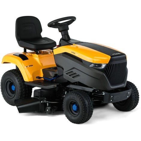 STIGA eRide S300 - Tracteur tondeuse à batterie Batterie et Chargeur Inclus