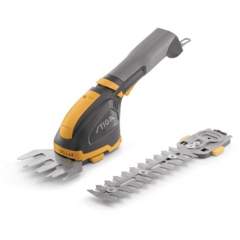 STIGA SGM 102 AE sans fil Cisaille à gazon, Sculpte-haie avec batterie, avec accessoires 10.8 V C404301