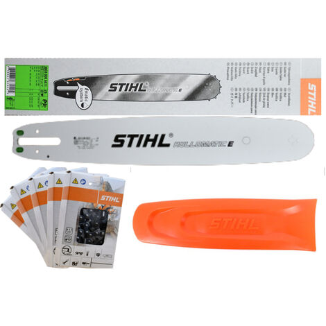 Box Schutz 5 Ketten Halb Stihl Set Führungsschiene 3003 008 6817 45cm 1,6 .325