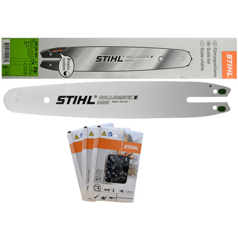 STIHL Führungsschiene 30cm 3//8/"P Schwertschuz 1,3 Rollomatic E 3005 000 4805
