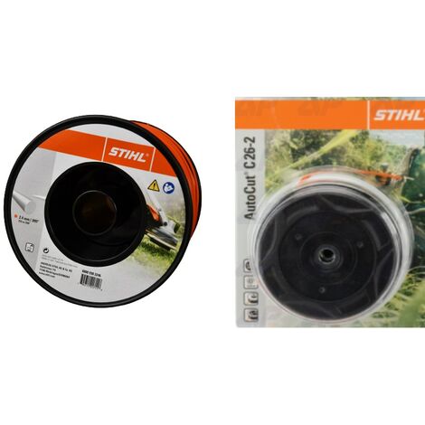 main image of "STIHL 40027102169 Mähkopf 2,4mm AutoCut C 26-2 +Stihl Mähfaden 2,4 rund 253 m 0000 630 2246"