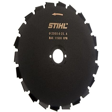 Stihl 41127134203 Disco da taglio con denti cesellati 200-24, 1 pezzo