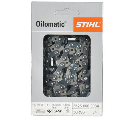 Stihl – Chaîne de tronçonneuse 63 cm – 84 maillons – Épaisseur 1,6 mm – Performance de coupe élevée – 36260000084 - MM 84 TG