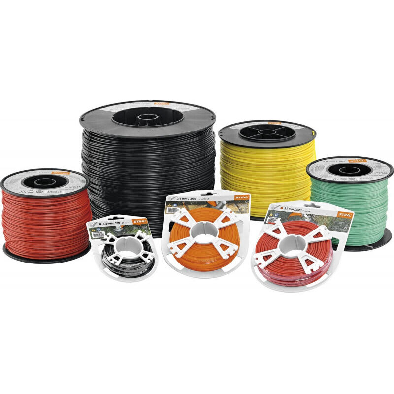 Bobine de fil rond diamètre 2 4 mm longueur 14 6 Stihl 0000 930 2338