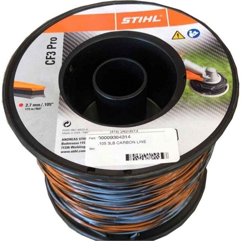 Fil de coupe High Tech CF3 PRO Cruciforme STIHL débrousailleuse 00009304314 27 mm 172 Fil de coupe High Tech CF3 PRO
