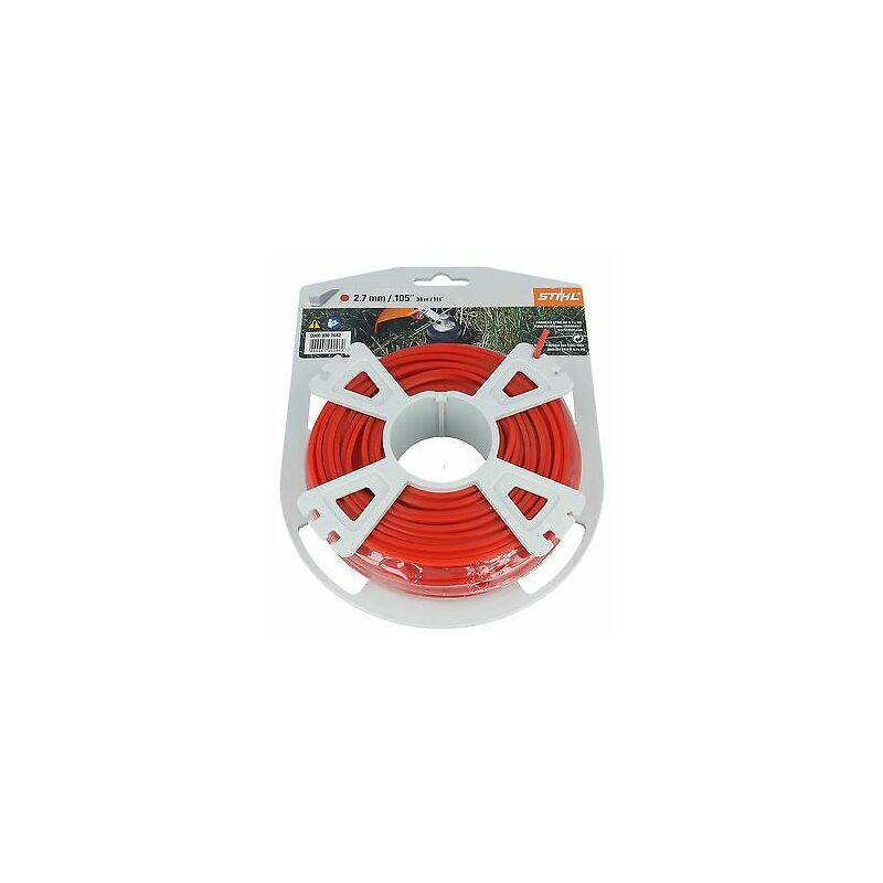 Bobina filo pentagonale colore rosso Stihl diametro 2.7 mm decespugliatore 38 m