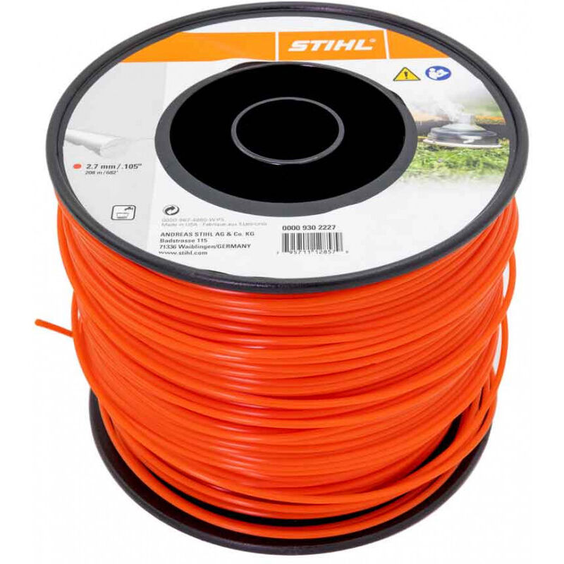 Fils de coupe ronds en rouleau ø 2,7 mm x 215,0 m 00009302227 - Stihl