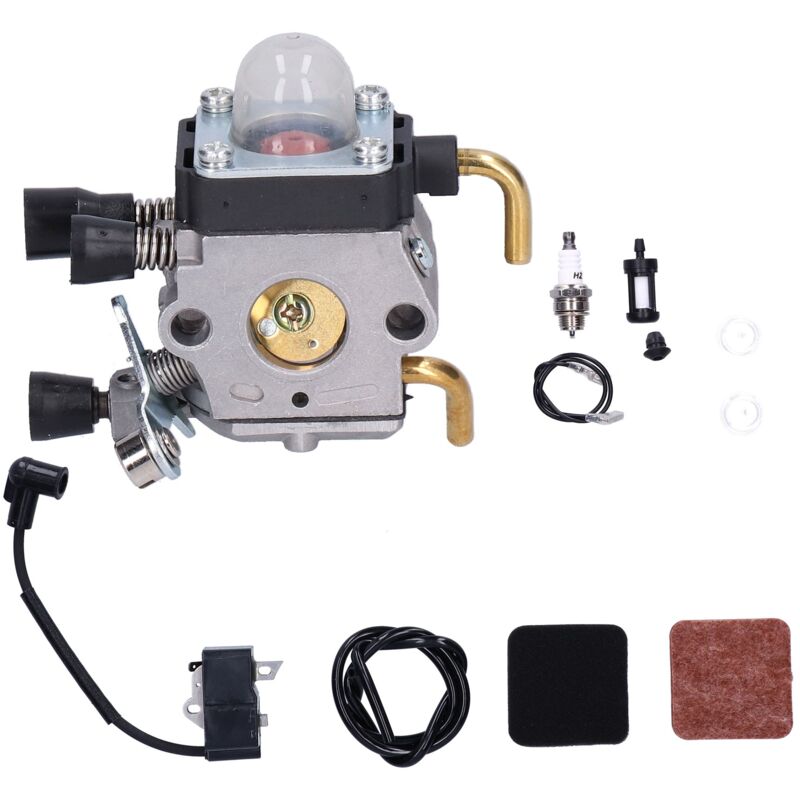 Kkmoon - stihl FS80R FS85 FS80 HS80 HT75 HS75 HS85 KM85 carburateur sac haute pression filtre à air carburateur FS85 + sac haute pression + ensemble
