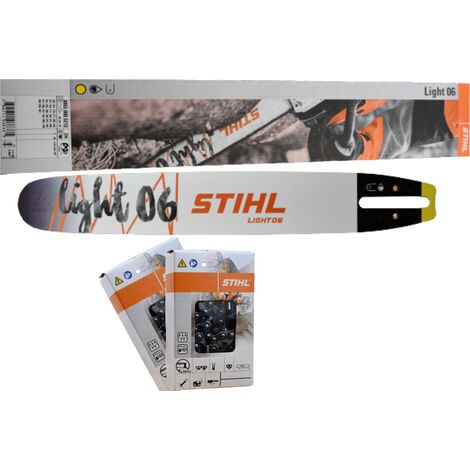 Stihl Set Führungsschiene 3003 008 6821 50cm 1,6 .325 Box Schutz 5 Ketten Voll