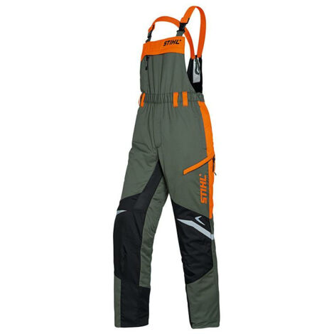 Stihl FUNCTION Ergo Latzhose Größe L olivgrün Klasse 1 Schutz ( 00883880405 )