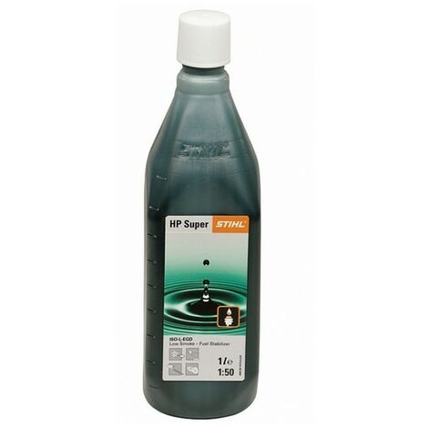 Stihl – Huile moteur 2 temps 1 litre – Ratio de mélange 1:50 – Normes JASO-FD et ISO-L-EGD – Pour tronçonneuses, débroussailleuses, taille-haies