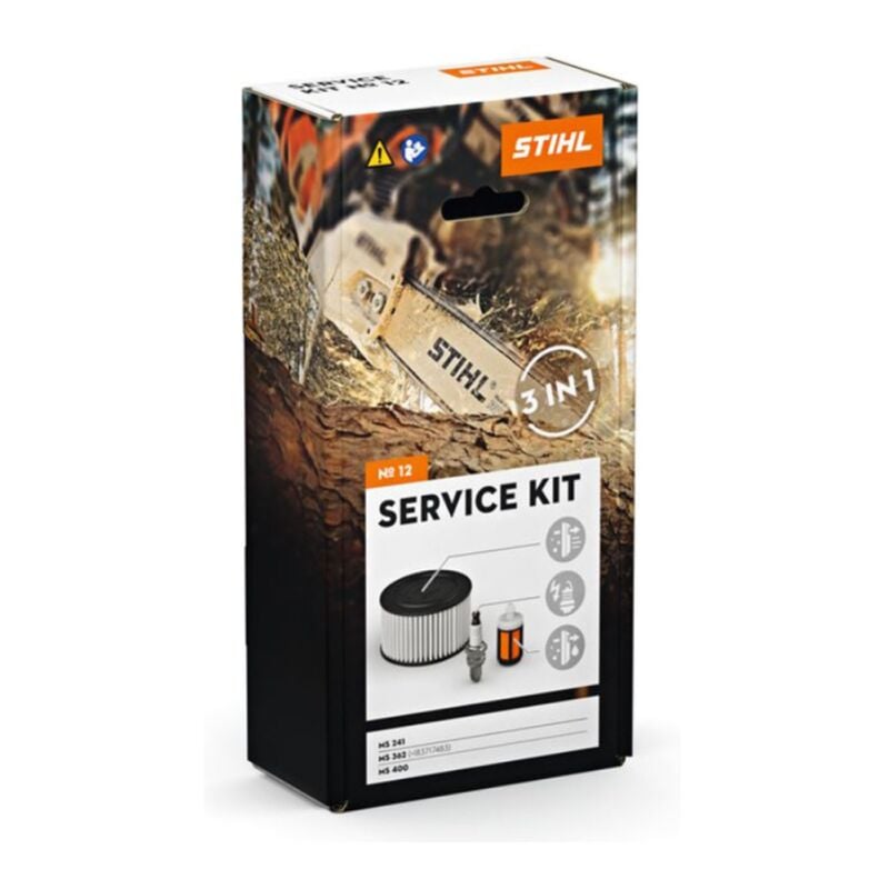 Kit d'entretien n°12 pour Tronçonneuse Stihl MS241, MS362, MS400 - 11400074101