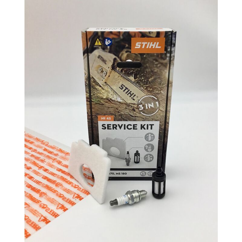 Stihl - Kit de service 45 MS 170 , ms 180 11300074103 Filtre, bougie 11300074103