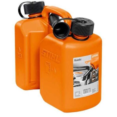 STIHL orangefarbener Kombitank Kraftstoffinhalt 3 L - Öl 1,5 L
