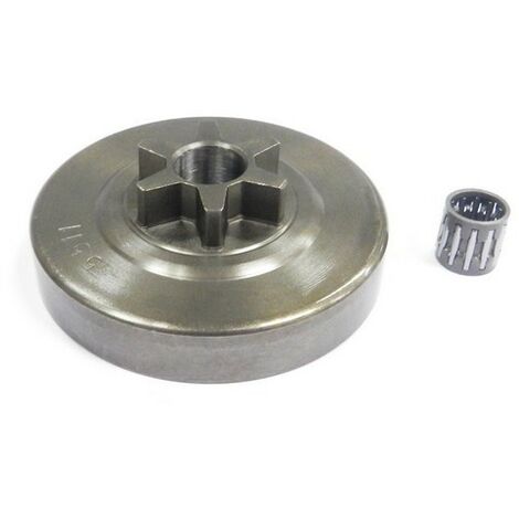 Stihl – Pignon d'entraînement tronçonneuse – Compatible modèles 020T, MS192T, MS200, MS200T – Cloche embrayage 3/8 LP, 6 dents, 66.5mm