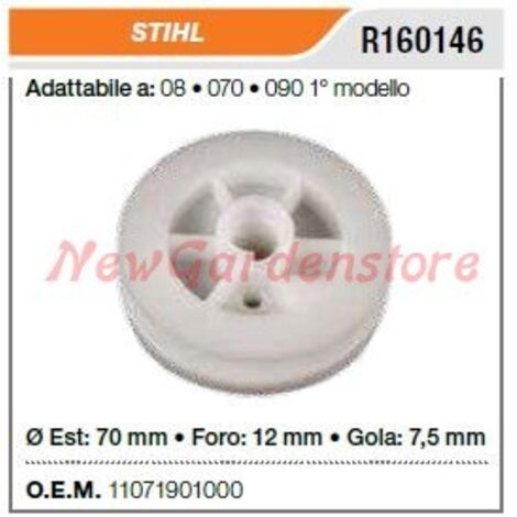 STIHL poulie de démarrage de tronçonneuse 08 070 090 1er MODELE R160146