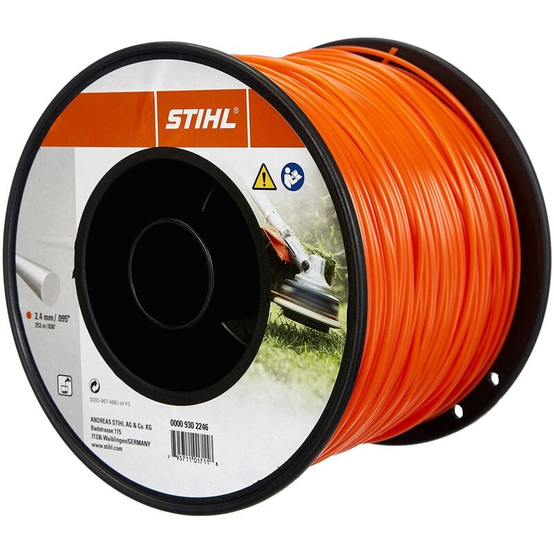 00009302246 Filo falciante rotondo , 2,4 mm x 261 m, 0 w, 0 v, 261m - Stihl