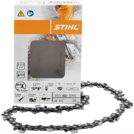 Catena Per Motosega Stihl 3/8” 1.6mm 66GL - 45cm Semitagliente RMC