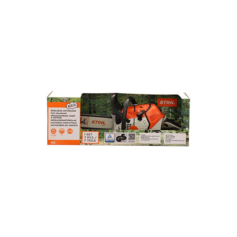 Stihl - 0421 600 0053 spielzeug-kettensäge, orange/gris