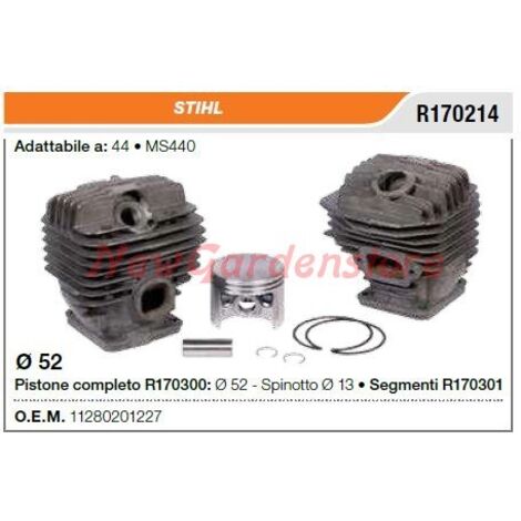 STIHL tronçonneuse 44 MS440 R170214 cylindre à segments de piston