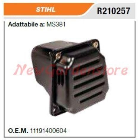 STIHL tronçonneuse MS381 R210257 silencieux d'échappement
