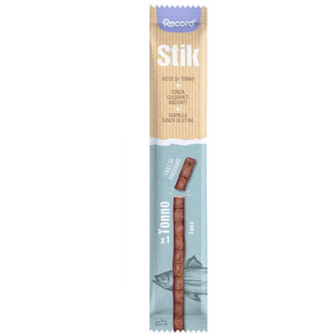 Stik per cani ricco di tonno senza glutine e senza coloranti facile da porzionare 30 confeszioni x 11 g cad.