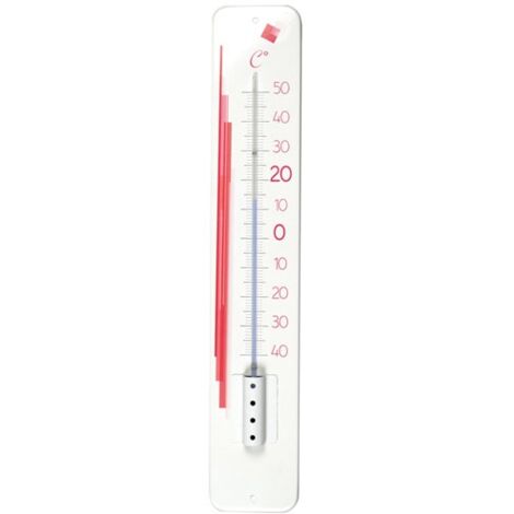 Stil Thermomètre décoratif blanc pour jardin
