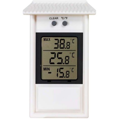 Stil Thermomètre électronique blanc mini-maxi précis