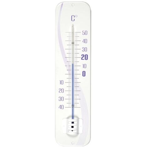 STIL - Thermometre metal decor silhouette 28.5 cm