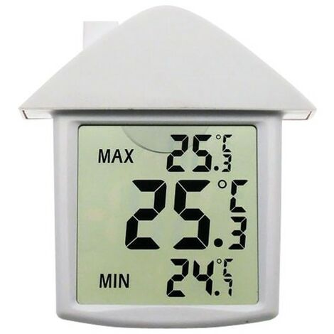 Thermomètres mini-Maxi de jardin : indication de la température ambiante et  des extrêmes