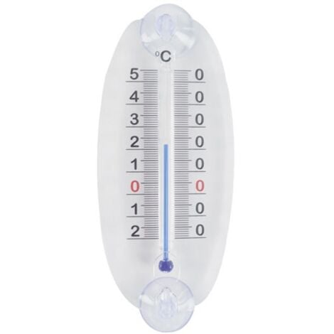 STIL - Thermomètre transparent à ventouse