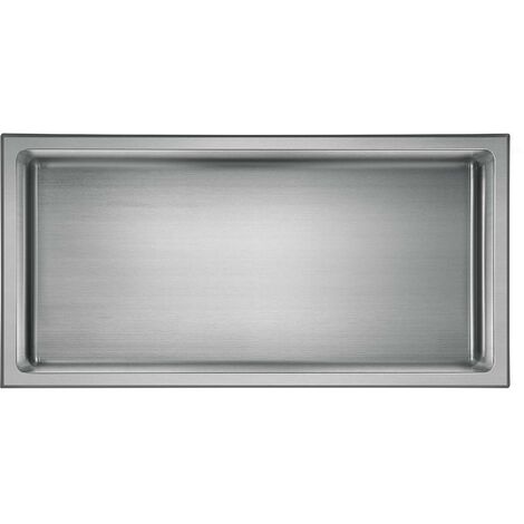 Stilform Wandnische Gebürsteter Edelstahl in 30x30, 60x30 oder 90x30 cm:60x30