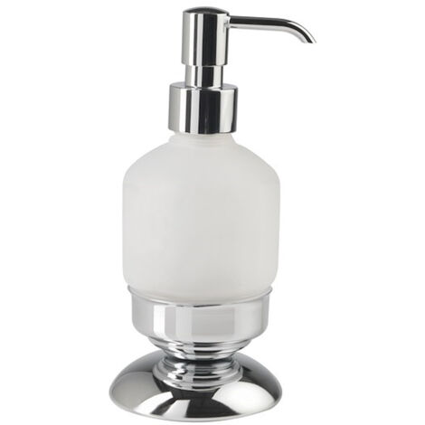 STILHAUS Elite dosatore appoggio vetro cromato codice prod: 000EL30AP08