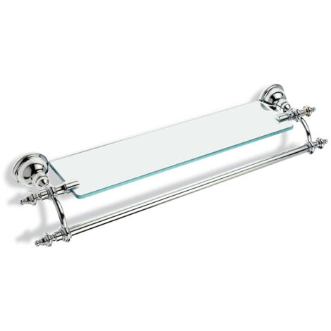 STILHAUS Elite mensola cristallo con asta cromato codice prod: 000EL3308