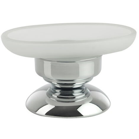 STILHAUS Elite porta sapone appoggio bacinella satinata cromato codice prod: 000EL09AP08