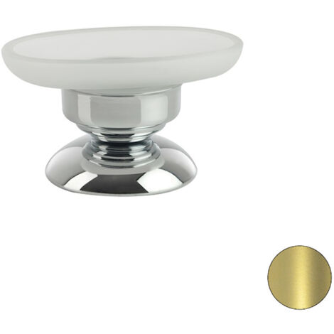 STILHAUS Elite porta sapone appoggio bacinella satinata oro codice prod: 000EL09AP16