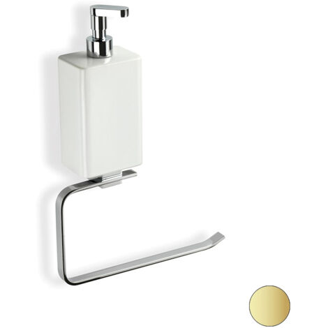 STILHAUS Gea anello portasalviette con dosatore oro opaco codice prod: 000GE79D18
