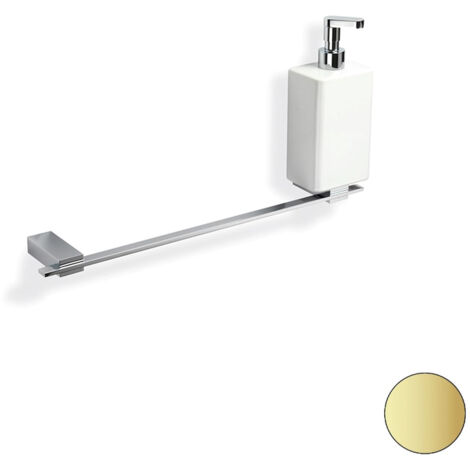 STILHAUS Gea asta portasalviette l47 con dosatore oro opaco codice prod: 000GE69D18