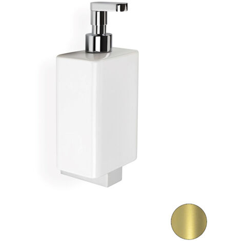 STILHAUS Gea dosatore parete ceramica pompetta oro codice prod: 000GE3016