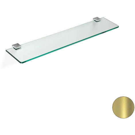 STILHAUS Gea mensola con piano vetro oro codice prod: 000GE0416