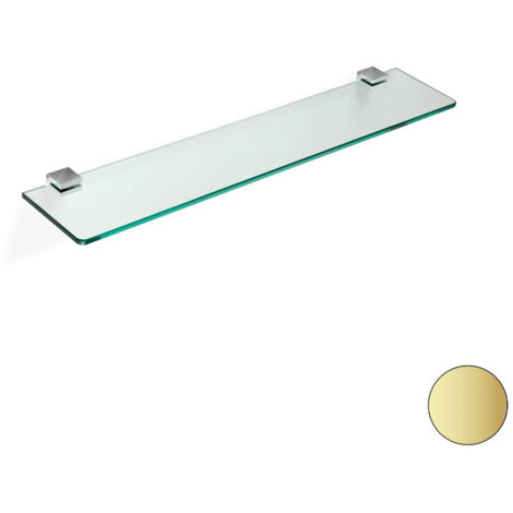 STILHAUS Gea mensola con piano vetro oro opaco codice prod: 000GE0418
