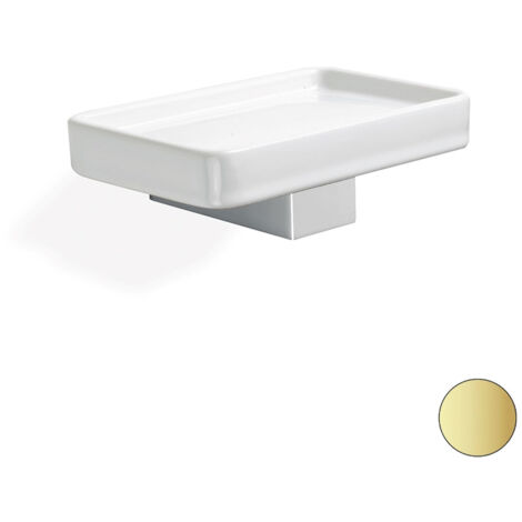 STILHAUS Gea porta sapone ceramica oro opaco codice prod: 000GE0918