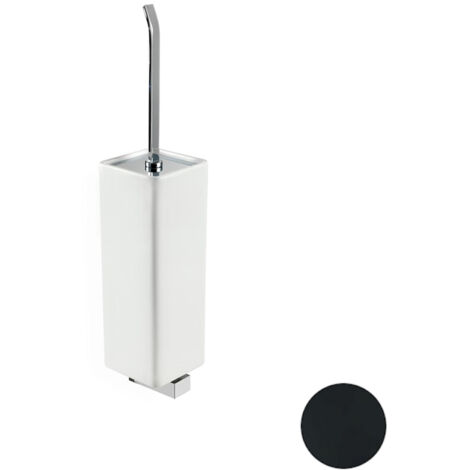 STILHAUS Gea porta scopino parete nickel nero satinato codice prod: 000GE039M57