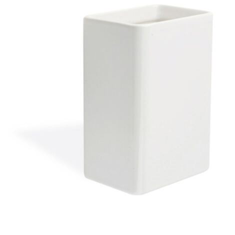 STILHAUS Gea portabicchiere ceramica appoggio bianco codice prod: 000GE10AP