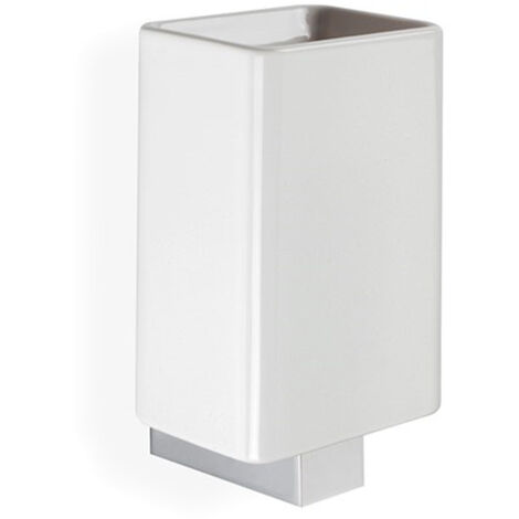 STILHAUS Gea portabicchiere ceramica cromato codice prod: 000GE1008